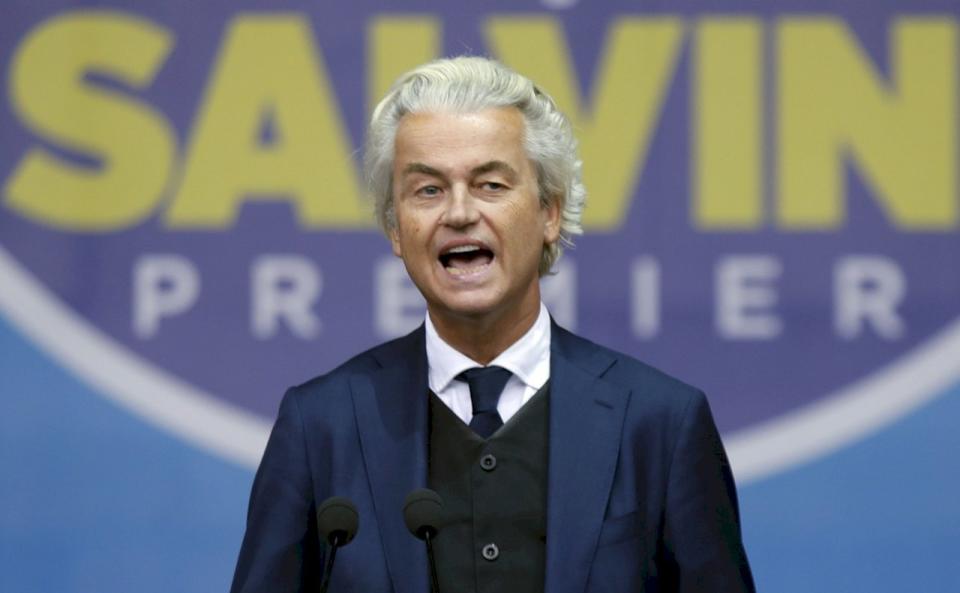 荷蘭極右派領袖懷爾德斯(Geert Wilders)。(美聯社/達志影像)