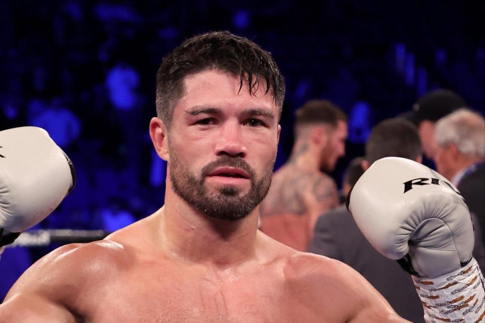 Ryder after his win over Zach Parker in 2022 (Getty Images)