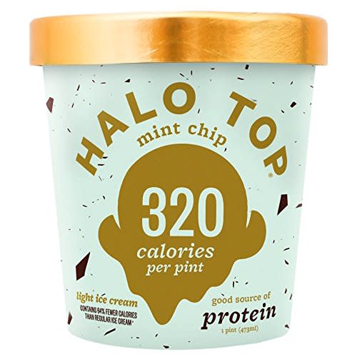 1) Halo Top Mint Chip