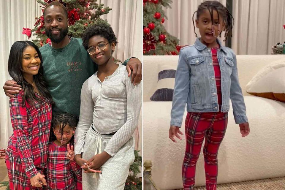 Dwyane Wade and Gabrielle Union Celebrate Christmas with Their Blended ...