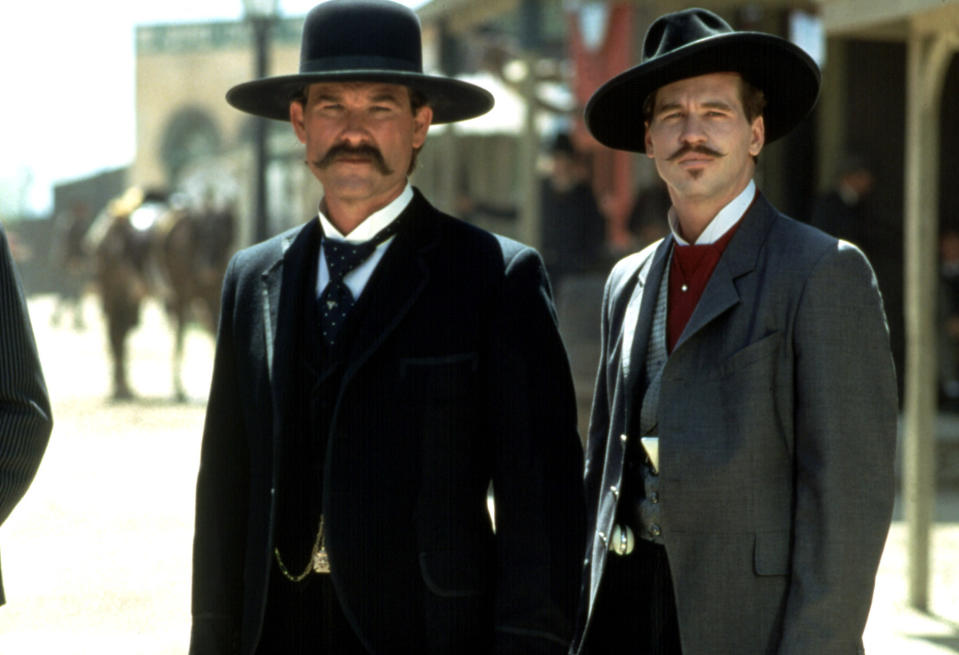 TOMBSTONE, Kurt Russell, Val Kilmer, 1993