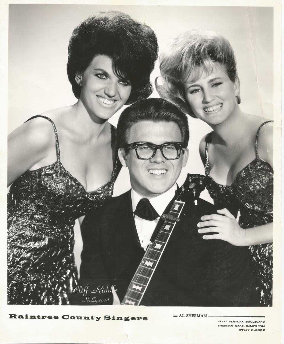 Corki Casey with Al Casey and Carol Roberts.