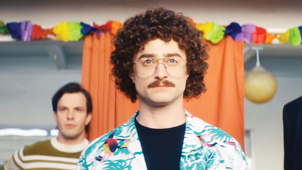 Emmy nominee Daniel Radcliffe as the parody singer in Weird: The Al Yankovic Story.