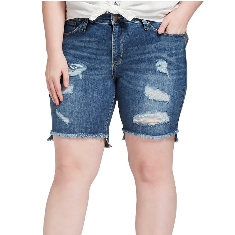 <a rel="nofollow noopener" href="https://rstyle.me/n/c4frrpchdw" target="_blank" data-ylk="slk:Women's Plus Size Destructed Bermuda Jean Shorts, Universal Thread, $23This plus-size pair is perfectly deconstructed.;elm:context_link;itc:0;sec:content-canvas" class="link ">Women's Plus Size Destructed Bermuda Jean Shorts, Universal Thread, $23<p>This plus-size pair is perfectly deconstructed.</p> </a><p> <strong>Related Articles</strong> <ul> <li><a rel="nofollow noopener" href="http://thezoereport.com/fashion/style-tips/box-of-style-ways-to-wear-cape-trend/?utm_source=yahoo&utm_medium=syndication" target="_blank" data-ylk="slk:The Key Styling Piece Your Wardrobe Needs;elm:context_link;itc:0;sec:content-canvas" class="link ">The Key Styling Piece Your Wardrobe Needs</a></li><li><a rel="nofollow noopener" href="http://thezoereport.com/culture/zeitgeist/10-quick-beauty-tips-girls-dont-care-hair-makeup/?utm_source=yahoo&utm_medium=syndication" target="_blank" data-ylk="slk:10 Genius Tips For A Low-Maintenance Beauty Routine;elm:context_link;itc:0;sec:content-canvas" class="link ">10 Genius Tips For A Low-Maintenance Beauty Routine</a></li><li><a rel="nofollow noopener" href="http://thezoereport.com/culture/zeitgeist/golden-rules-metabolism-according-j-los-nutritionist/?utm_source=yahoo&utm_medium=syndication" target="_blank" data-ylk="slk:These Are The Golden Rules Of Metabolism, According To J.Lo's Nutritionist;elm:context_link;itc:0;sec:content-canvas" class="link ">These Are The Golden Rules Of Metabolism, According To J.Lo's Nutritionist</a></li> </ul> </p>