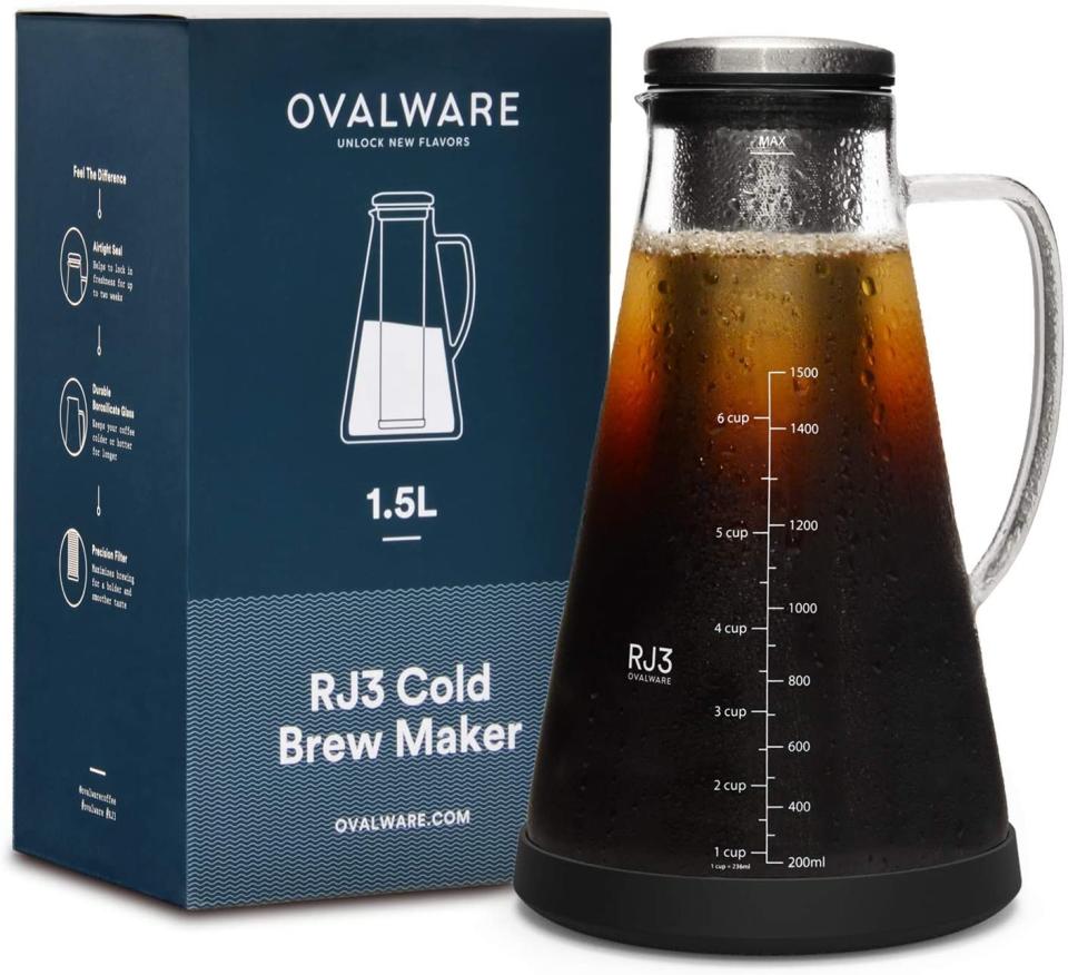 iced coffee makers, Ovalware Airtight Cold Brew Iced Coffee Maker