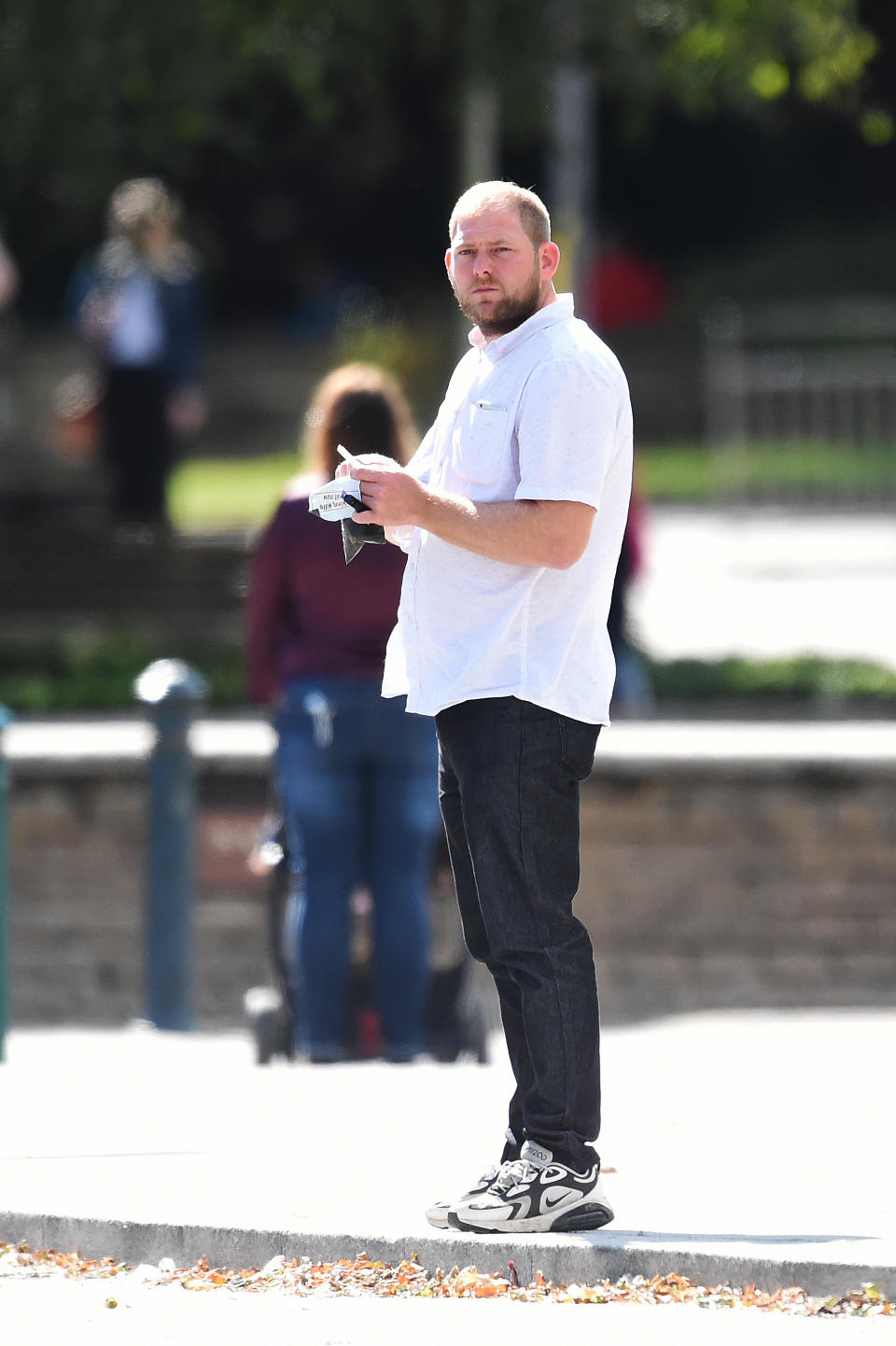 A pub drinker deliberately kicked a heavily pregnant woman in the stomach so that she lost her baby, a jury was told.

Roger Bygrave, aged 37, attacked the expectant mother after staff had told him he could not take his glass outside, a court heard.

Caption: Roger Bygrave outside of the Plymouth Crown and County Courts