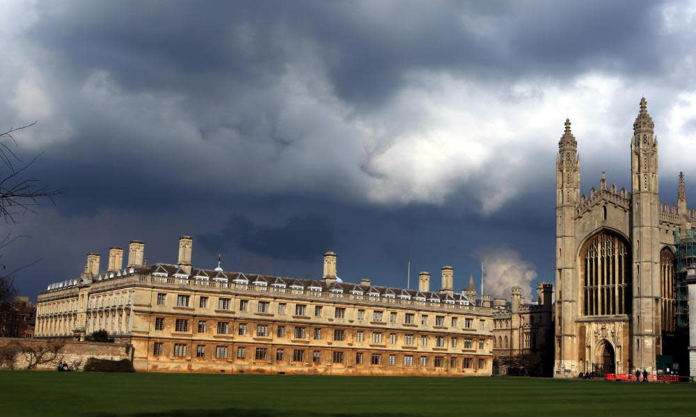 A general view of King’s College Chapel, Cambridge.