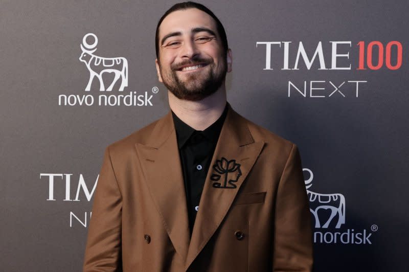 Noah Kahan arrives on the red carpet at TIME 100 Next at SECOND on October 24 in New York City. File Photo by Jason Szenes/UPI