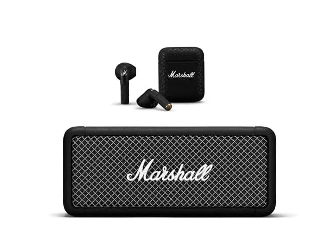 Marshall Minor III True Wireless Earbuds with Emberton Bluetooth Speaker