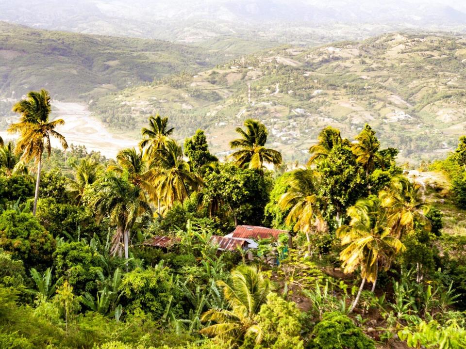 View of the Riviere de la Cosse in Haiti.