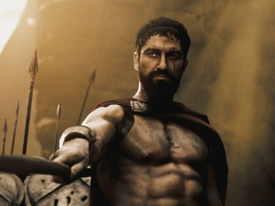 Gerard Butler in "300"