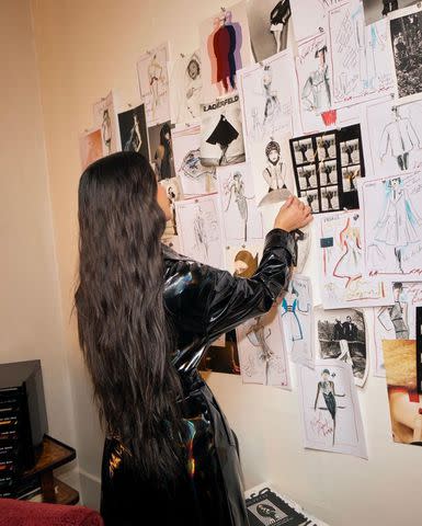 Kim Kardashian Instagram Kim Kardashian at Karl Lagerfeld's office