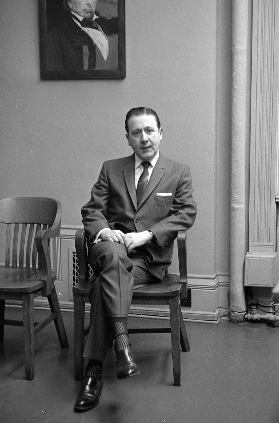 A 1965 photo of reputed Milwaukee crime boss Frank Balistrieri.