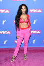 <p>Erica Mena arrives at the MTV Video Music Awards at Radio City Music Hall on Monday, Aug. 20, 2018, in New York. (Photo: Evan Agostini/Invision/AP) </p>