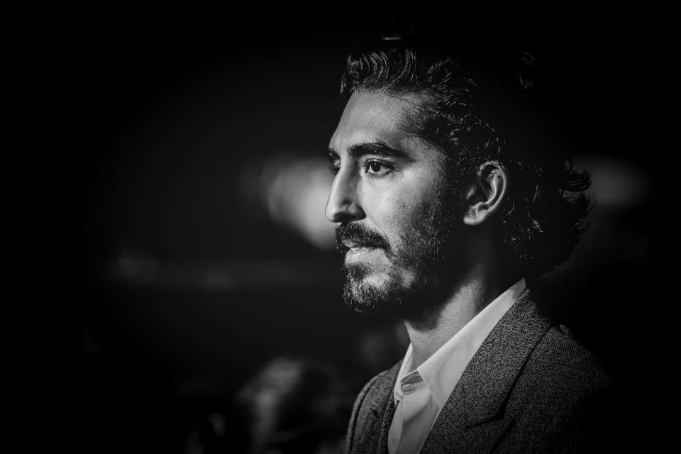 LONDON, ENGLAND - OCTOBER 02: (EDITORS NOTE: Image has been digitally manipulated) Dev Patel attends 