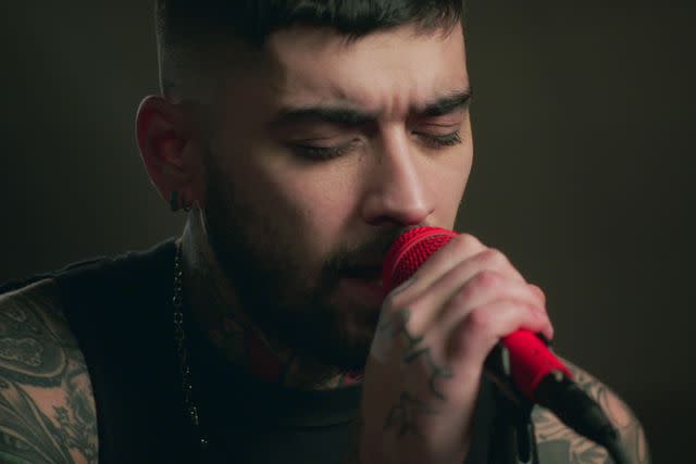 <p>Mercury Records</p> Zayn Malik performs new single "Alienated," in what marked his first live performance clip in nearly eight years