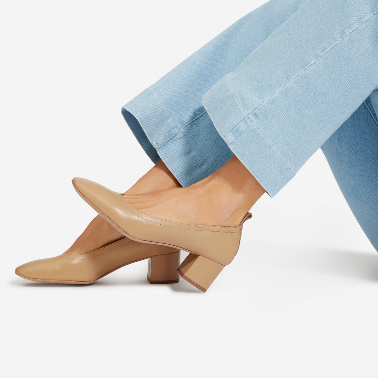 <p><a href="https://go.redirectingat.com?id=74968X1596630&url=https%3A%2F%2Fwww.everlane.com%2Fproducts%2Fwomens-day-heel-burnt-light-taupe&sref=https%3A%2F%2Fwww.thepioneerwoman.com%2Ffashion-style%2Fg39694533%2Fwhat-to-wear-church%2F" rel="nofollow noopener" target="_blank" data-ylk="slk:Shop Now;elm:context_link;itc:0;sec:content-canvas" class="link rapid-noclick-resp">Shop Now</a></p><p>Find Some Fun and Comfy Shoes</p><p>everlane.com</p><p>$175.00</p><span class="copyright">Everlane</span>