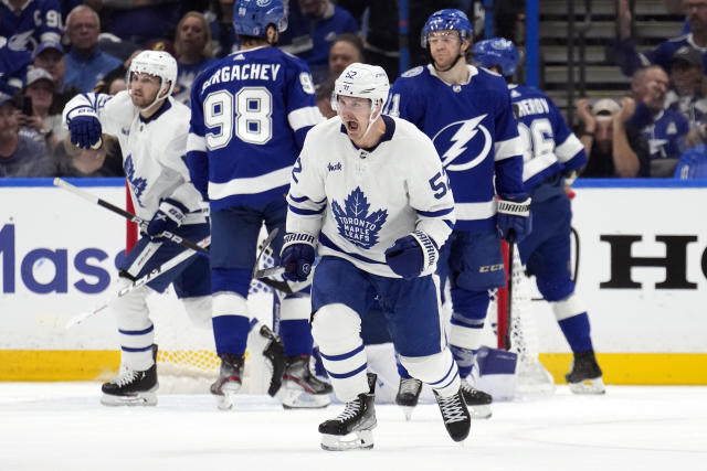 Maple Leafs rally, top Lightning in OT for 3-1 series lead