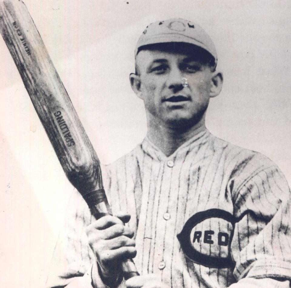 Heinie Groh, the best-hitting Rochester native to play in the major leagues, used a specially shaped "bottle bat" with a heavy barrel and a narrow handle to accommodate his smallish hands.