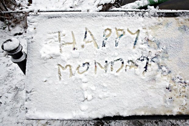 A Blue Monday message in St James's Park (Peter Macdiarmid/Getty )