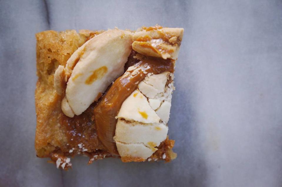 Dulce De Leche Blondies topped with alfajores will be available on opening day at The Batch House, according to The Batchmaker Instagram feed.