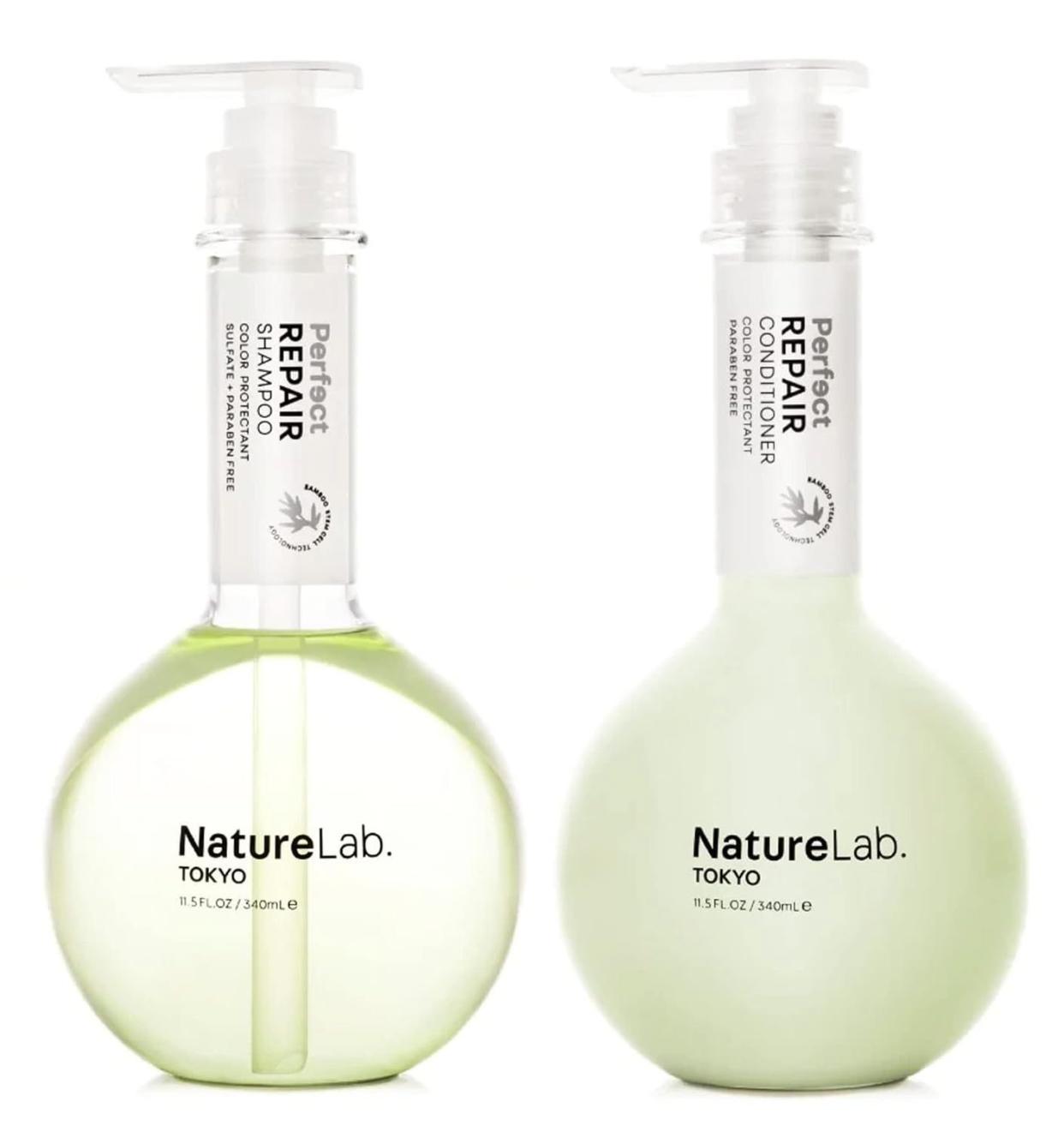 <p><a href="https://www.amazon.com/NatureLab-TOKYO-Perfect-Shampoo-Conditioner/dp/B0BQKDGVSV/ref=sr_1_5?keywords=Perfect%2BRepair%2BShampoo%2Bnaturelab&qid=1693342955&sr=8-5&th=1&tag=syn-yahoo-20&ascsubtag=%5Bartid%7C10056.g.43480176%5Bsrc%7Cyahoo-us" rel="nofollow noopener" target="_blank" data-ylk="slk:Shop Now;elm:context_link;itc:0;sec:content-canvas" class="link rapid-noclick-resp">Shop Now</a></p><p>Perfect Repair Shampoo & Conditioner</p><p>Amazon.com</p><p>$26.60</p>