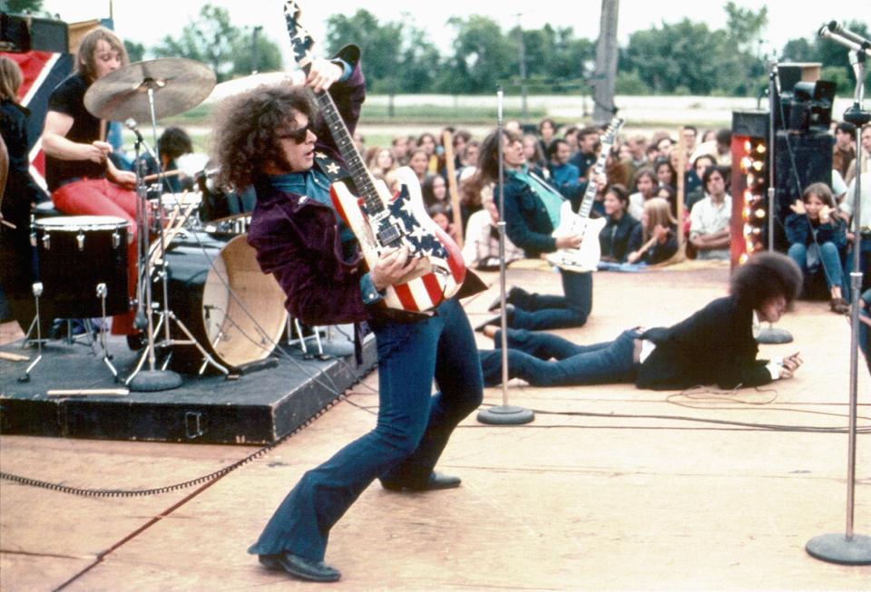 Kramer and MC5 performing in Michigan in 1969