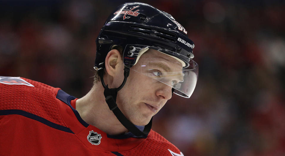 Evgeny Kuznetsov denies involvement with drugs in viral video. (Patrick Smith/Getty Images)