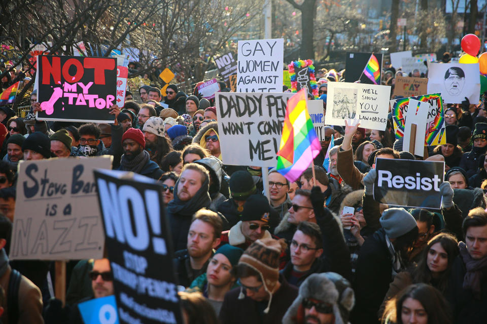 LGBT Solidarity Rally in NYC’s Greenwich Village