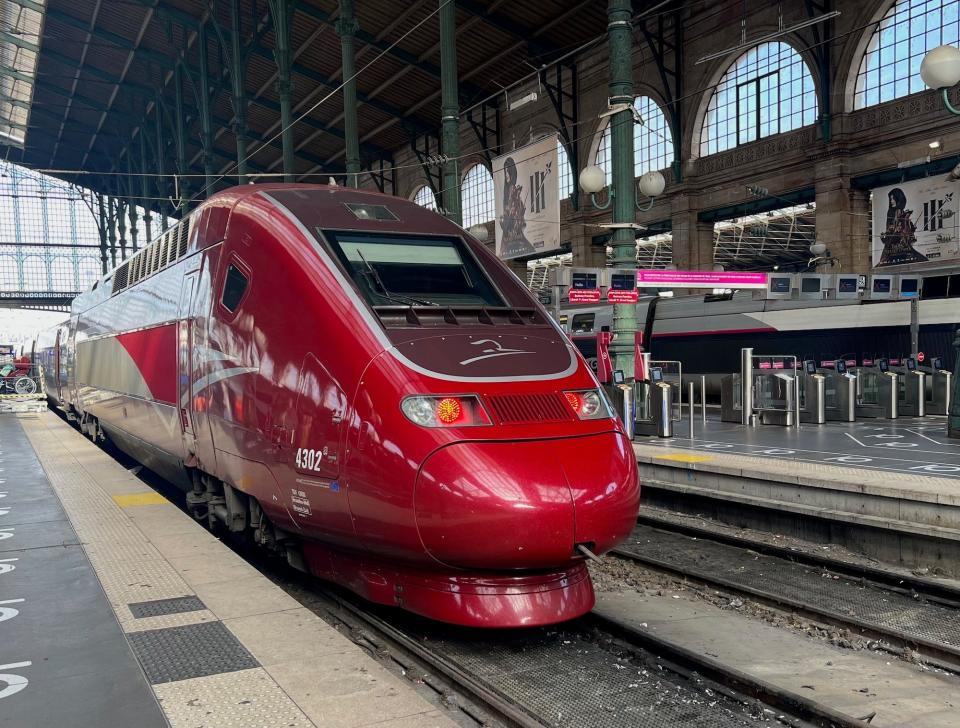 Europe's Thalys high-speed train in Paris.