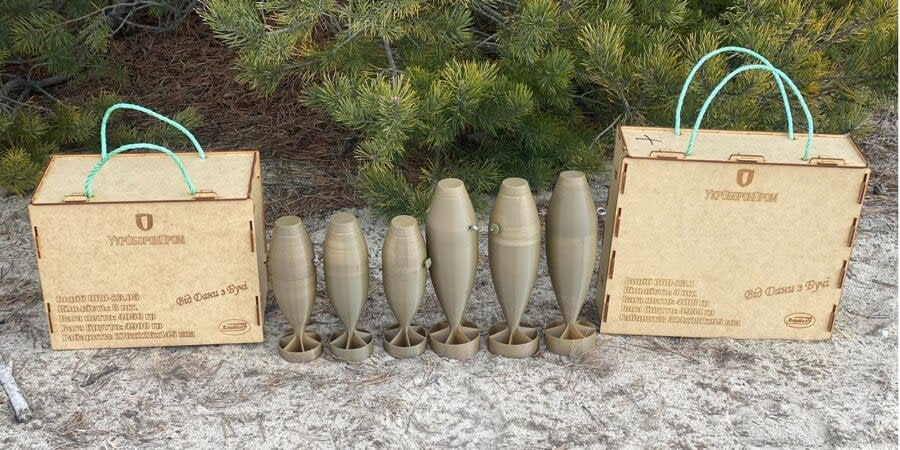 Ukraine produce two different sizes of munitions