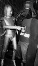 <p>In 1977, no costumes were more coveted than those inspired by <em>Star Wars</em>. Ben Cooper Inc. was one of the first licensees of the guises, and they <a href="http://www.starwars.com/news/the-great-star-wars-halloween-costume-shortage-of-1977" rel="nofollow noopener" target="_blank" data-ylk="slk:quickly sold out;elm:context_link;itc:0;sec:content-canvas" class="link ">quickly sold out</a>, leading to what some called the "<a href="http://www.starwars.com/news/the-great-star-wars-halloween-costume-shortage-of-1977" rel="nofollow noopener" target="_blank" data-ylk="slk:Great Star Wars Halloween Costume Shortage;elm:context_link;itc:0;sec:content-canvas" class="link ">Great Star Wars Halloween Costume Shortage</a>" of 1977. This led many <em>Star Wars </em>fanatics to resort to homemade get-ups.</p>