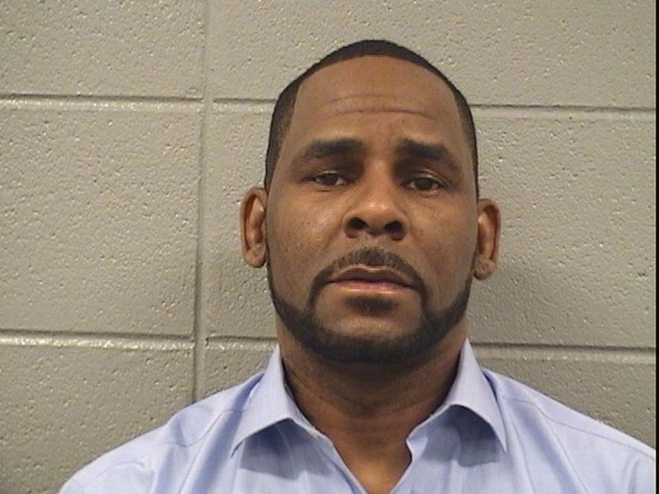 R. Kelly mugshot photo after being arrested for unpaid child support, March 6, 2019.