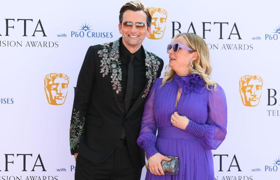 David Tennant and Georgia Tennant attend the 2024 BAFTA Television Awards with P&O Cruises at The Royal Festival Hall on May 12, 2024 in London, England.