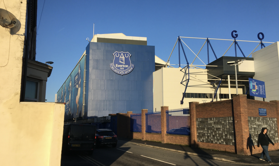 Everton, like rivals Liverpool, have their stadium in the constituency.