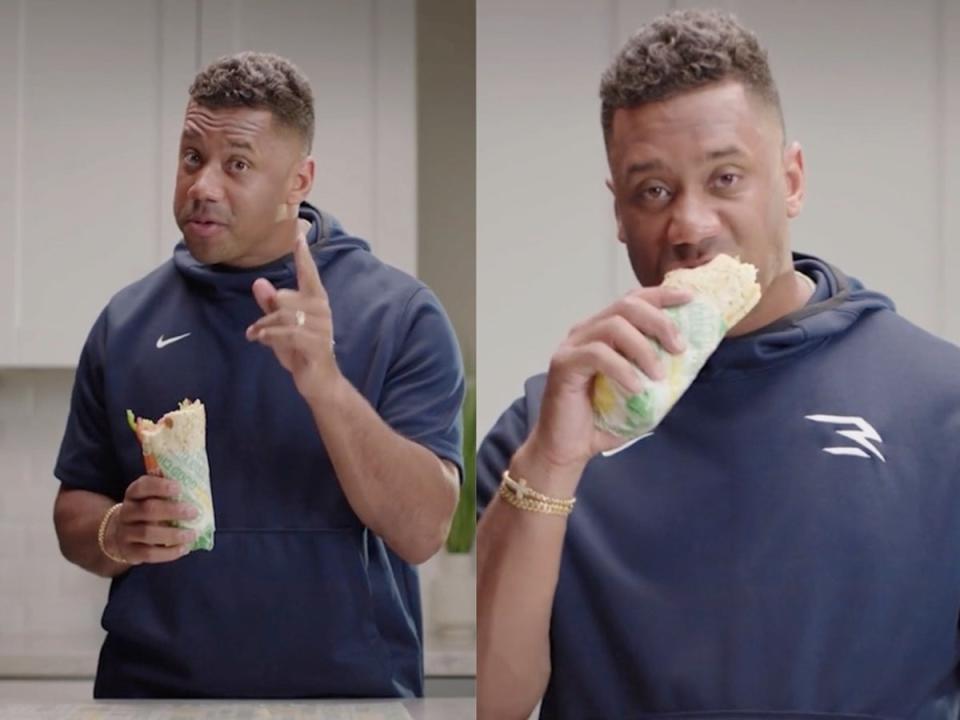 Russell Wilson’s ad for Subway hilarious meme