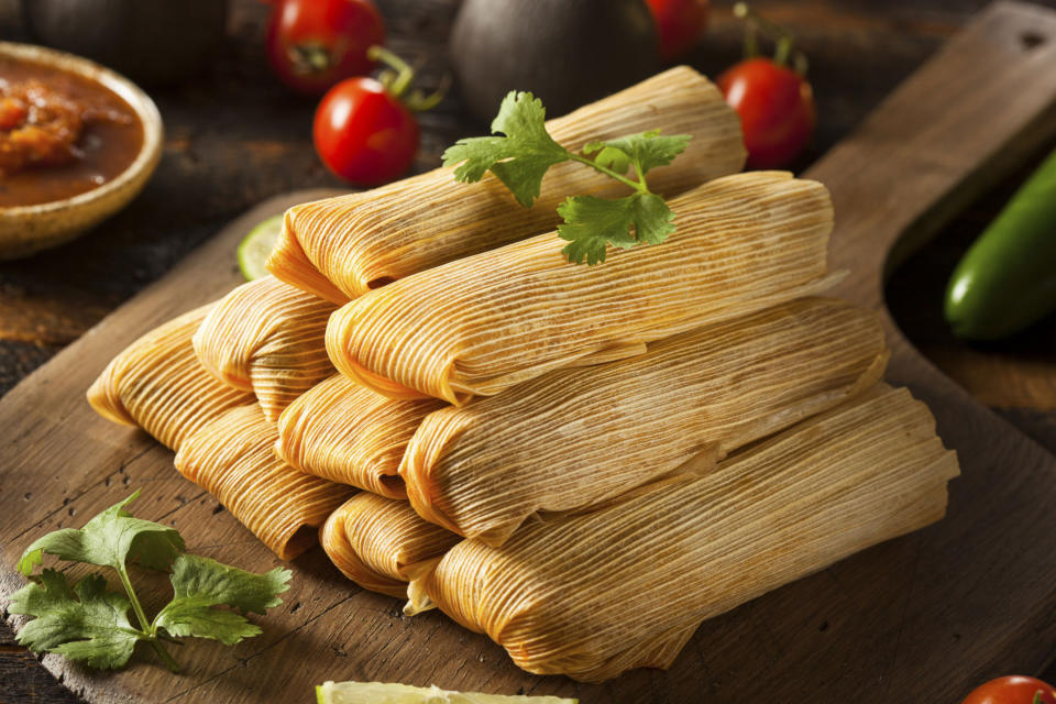 The “ancient Aztec meal of corn dough wrapped in leaves and steamed were once relegated to special occasions, even in Mexican restaurants,” reports a fascinating New York Times piece. Proof? “A history of the Aztecs written in the 16th century by Bernardino de Sahagún, a priest, tells of tamales stuffed with fruit, honey, even bees.” Yikes!