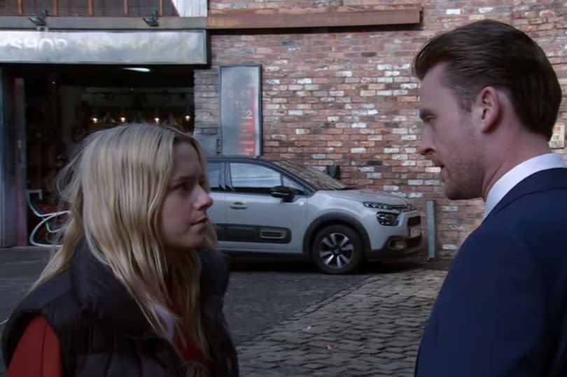 Betsy has already been blackmailing Joel -Credit:ITV