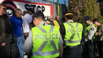 Protesters arrested at Trans Mountain pipeline protest in Burnaby, B.C.