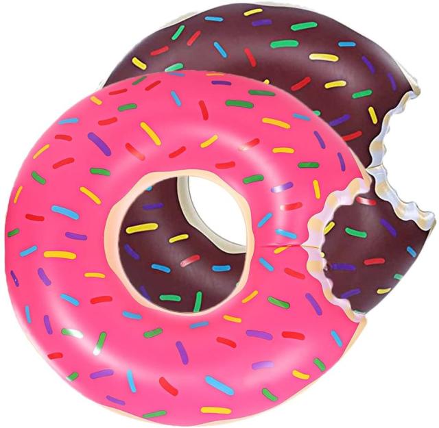 30 in w Splash-N-Swim Swim Ring Bite out of Donut 