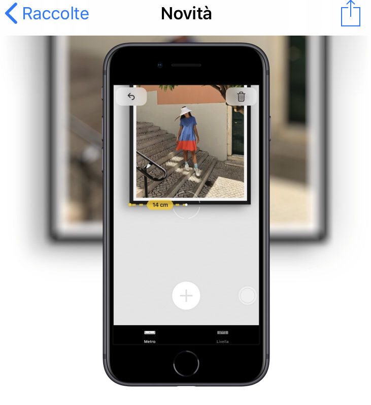 <p>La nuova app metro permette di misurare un oggetto senza fare alcuna fatica. (Apple) </p>