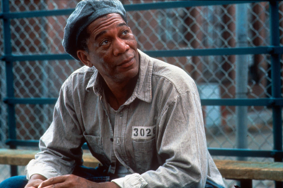 Morgan Freeman in The Shawshank Redemption