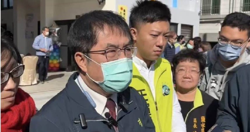 台南市長黃偉哲今天上午回應林飛帆批評台南亂象。（圖／中國時報曹婷婷攝）