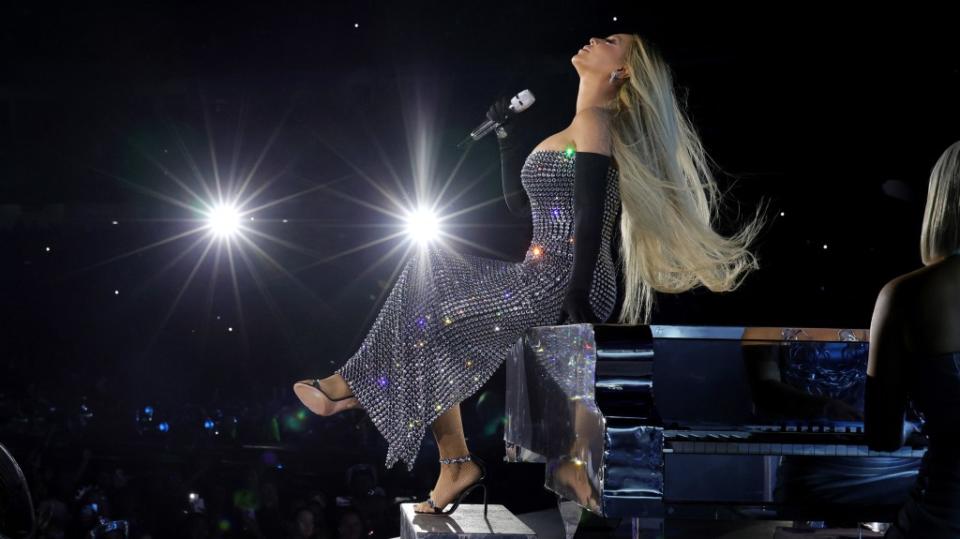 Beyoncé performs onstage during the “RENAISSANCE WORLD TOUR” at GEHA Field at Arrowhead Stadium on Oct. 1, 2023, in Kansas City, Missouri. (Photo by Kevin Mazur/WireImage for Parkwood)