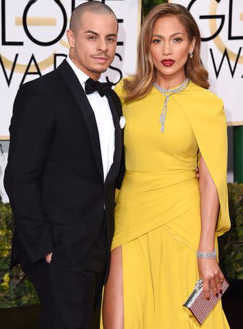 Steve Granitz/WireImage Casper Smart and Jennifer Lopez at the 73rd Annual Golden Globe Awards in 2015