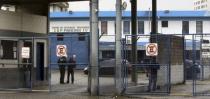 A view of the entrance of the Provisional Detention Centre Pinheiros (CDP Pinheiros) in Sao Paulo, Brazil March 1, 2016. REUTERS/Paulo Whitaker