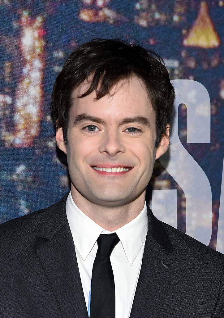 A closeup of Bill Hader