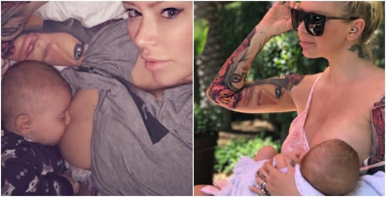 Newest Porn Stars Lactating - Queen of Porn' shares inspiring breastfeeding snap