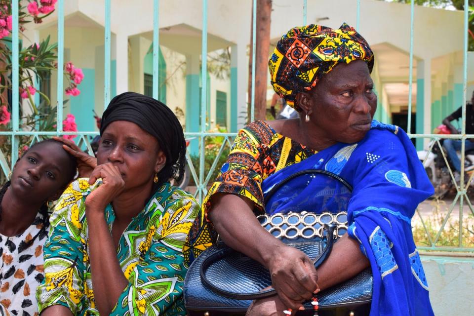 Senegal Hospital Fire (Copyright 2021 The Associated Press. All rights reserved.)