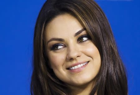 Cast member Mila Kunis speaks during the "Third Person" news conference at the 38th Toronto International Film Festival in Toronto, September 10, 2013. REUTERS/Mark Blinch